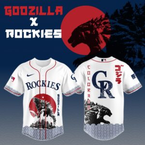 Colorado Rockies Special Godzilla Limited Edition Jersey #2