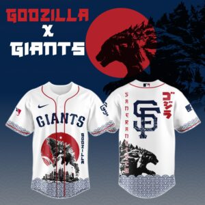 San Francisco Giants Special Godzilla Limited Edition Jersey #2