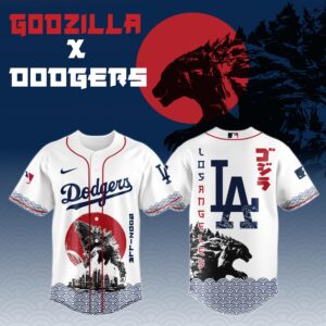 Los Angeles Dodgers Special Godzilla Limited Edition Jersey #2