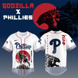 Philadelphia Phillies Special Godzilla Limited Edition Jersey #2