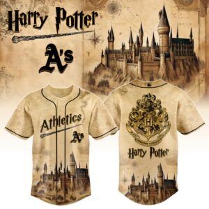 Hogwarts x Oakland Athletics Heritage Jersey