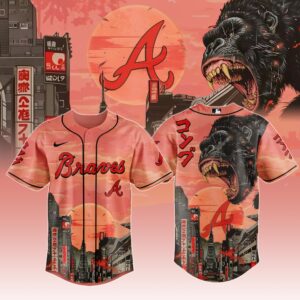 Atlanta Braves x Kong Japanese Heritage Limited Edition Jersey