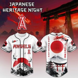 Angels Special Japanese Heritage Night Limited Edition Jersey