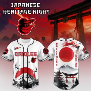 Orioles Special Japanese Heritage Night Limited Edition Jersey