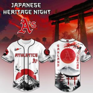 Athletics Special Japanese Heritage Night Limited Edition Jersey