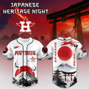 Astros Special Japanese Heritage Night Limited Edition Jersey