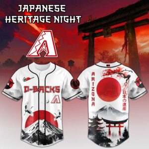 Diamondbacks Special Japanese Heritage Night Limited Edition Jersey