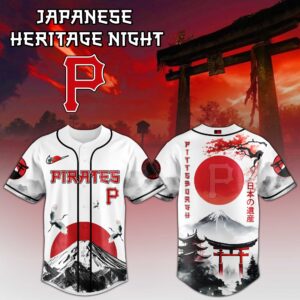 Pirates Special Japanese Heritage Night Limited Edition Jersey