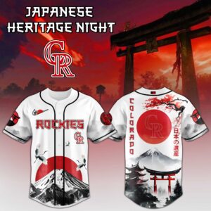 Rockies Special Japanese Heritage Night Limited Edition Jersey
