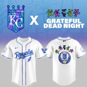 Kansas City Royals Grateful Dead Night Game Jersey