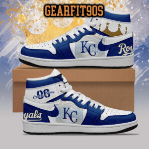Kansas City Royals MLB Personalized Air Jordan 1 Shoes