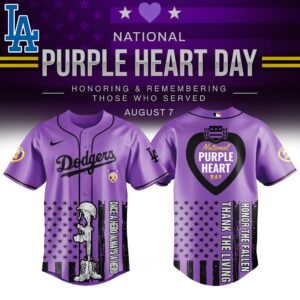 Los Angeles Dodgers x Purple Heart Day Jersey