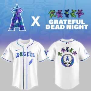 LA Angels Grateful Dead Night Game Jersey