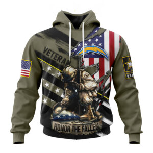 Los Angeles Chargers NFL Veterans Honor The Fallen Hoodies