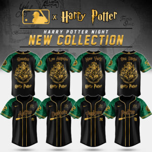MLB x Harry Potter Slytherin Collaboration Jersey Select Your Team Edition