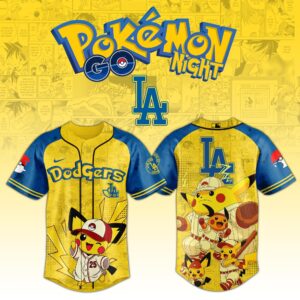 Los Angeles Dodgers × Pokémon GO Night 2025 Limited Edition Jersey