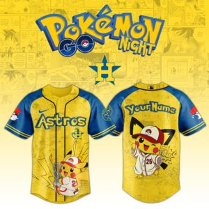 Houston Astros × Pokémon GO Night 2025 Limited Edition Jersey