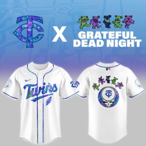 Minnesota Twins Grateful Dead Night Game Jersey
