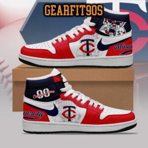 Minnesota Twins MLB Personalized Air Jordan 1 Shoes