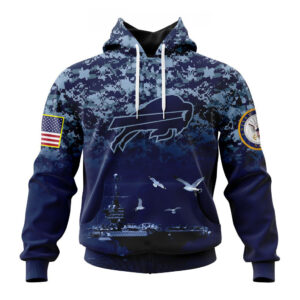 NFL Buffalo Bills Honor US Navy Veterans Hoodies