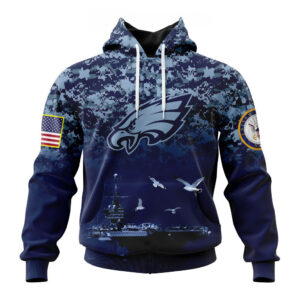 NFL Philadelphia Eagles Honor US Navy Veterans Hoodies