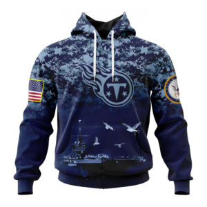NFL Tennessee Titans Honor US Navy Veterans Hoodies