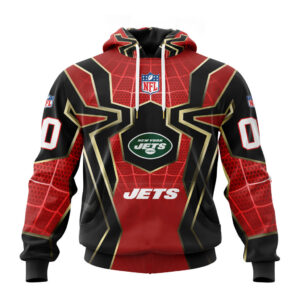 NFL x Spider Man Far From Home New York Jets Special Hoodies