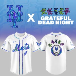 New York Mets Grateful Dead Night Game Jersey