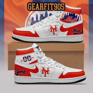 New York Mets MLB Personalized Air Jordan 1 Shoes