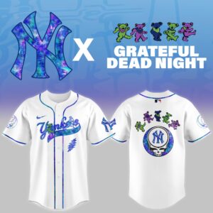 New York Yankees Grateful Dead Night Game Jersey