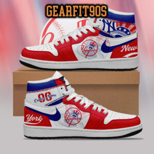 New York Yankees MLB Personalized Air Jordan 1 Shoes