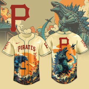 Pittsburgh Pirates Special Godzilla Limited Edition Jersey