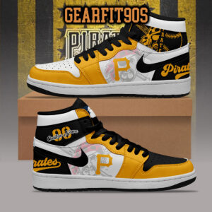 Pittsburgh Pirates MLB Personalized Air Jordan 1 Shoes