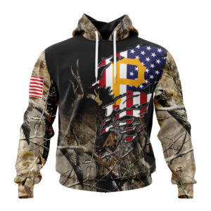 Pittsburgh Pirates MLB Special Camo Realtree Hunting Hoodie