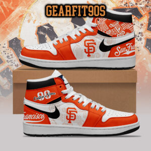 San Francisco Giants MLB Personalized Air Jordan 1 Shoes