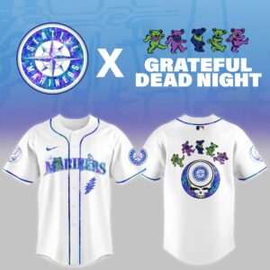 Seattle Mariners Grateful Dead Theme Night Game Jersey