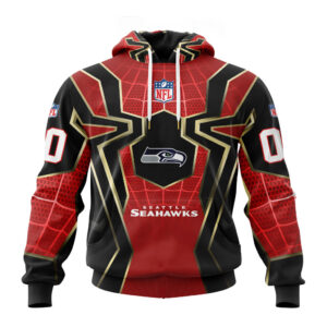 NFL x Spider Man Far From Home Seattle Seahawks Special Hoodies
