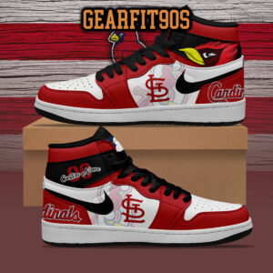 St.Louis Cardinals MLB Personalized Air Jordan 1 Shoes