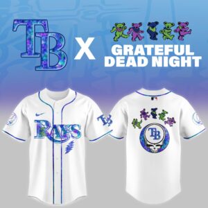 Tampa Bay Rays Grateful Dead Night Game Jersey