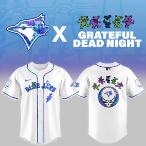 Toronto Blue Jays Grateful Dead Night Game Jersey