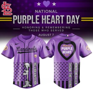 St. Louis Cardinals x Purple Heart Day Jersey