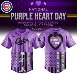 Chicago Cubs x Purple Heart Day Jersey