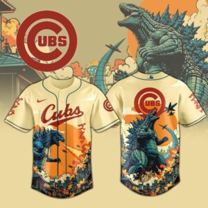 Chicago Cubs Special Godzilla Limited Edition Jersey
