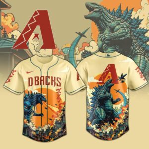 Arizona Diamondbacks Special Godzilla Limited Edition Jersey