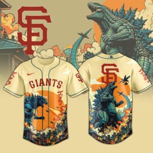 San Francisco Giants Special Godzilla Limited Edition Jersey