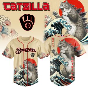 Milwaukee Brewers MLB x Catzilla Jersey Editions Limited