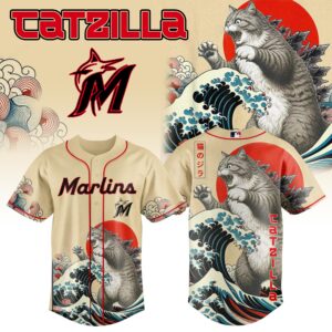 Miami Marlins MLB x Catzilla Jersey Editions Limited