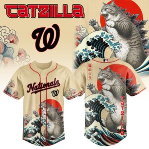 Washington Nationals MLB x Catzilla Jersey Editions Limited