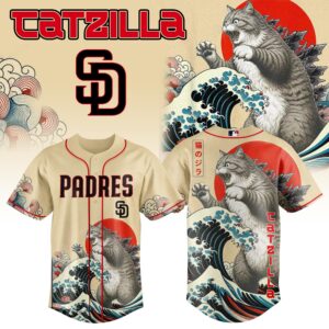 San Diego Padres MLB x Catzilla Jersey Editions Limited