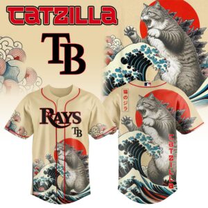 Tampa Bay Rays MLB x Catzilla Jersey Editions Limited